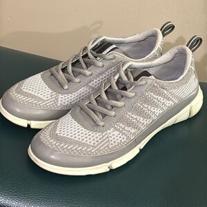 Ecco Danish Design Gray Women's Athletic walking Sneakers Women's Sz 6-6.5 or 37